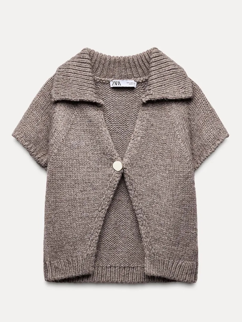 Zara Button S/S knit Cardigan